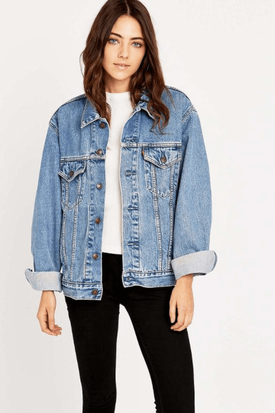 Outfits con chamarra de mezclilla -