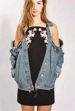 Outfits con chamarra de mezclilla -